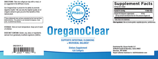 OreganoClear - 120 Capsules