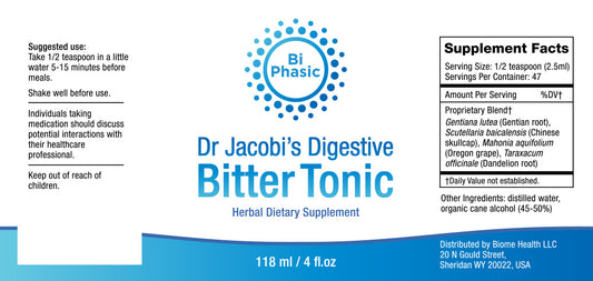 Dr Jacobi's Digestive Bitters - 1 Bottle